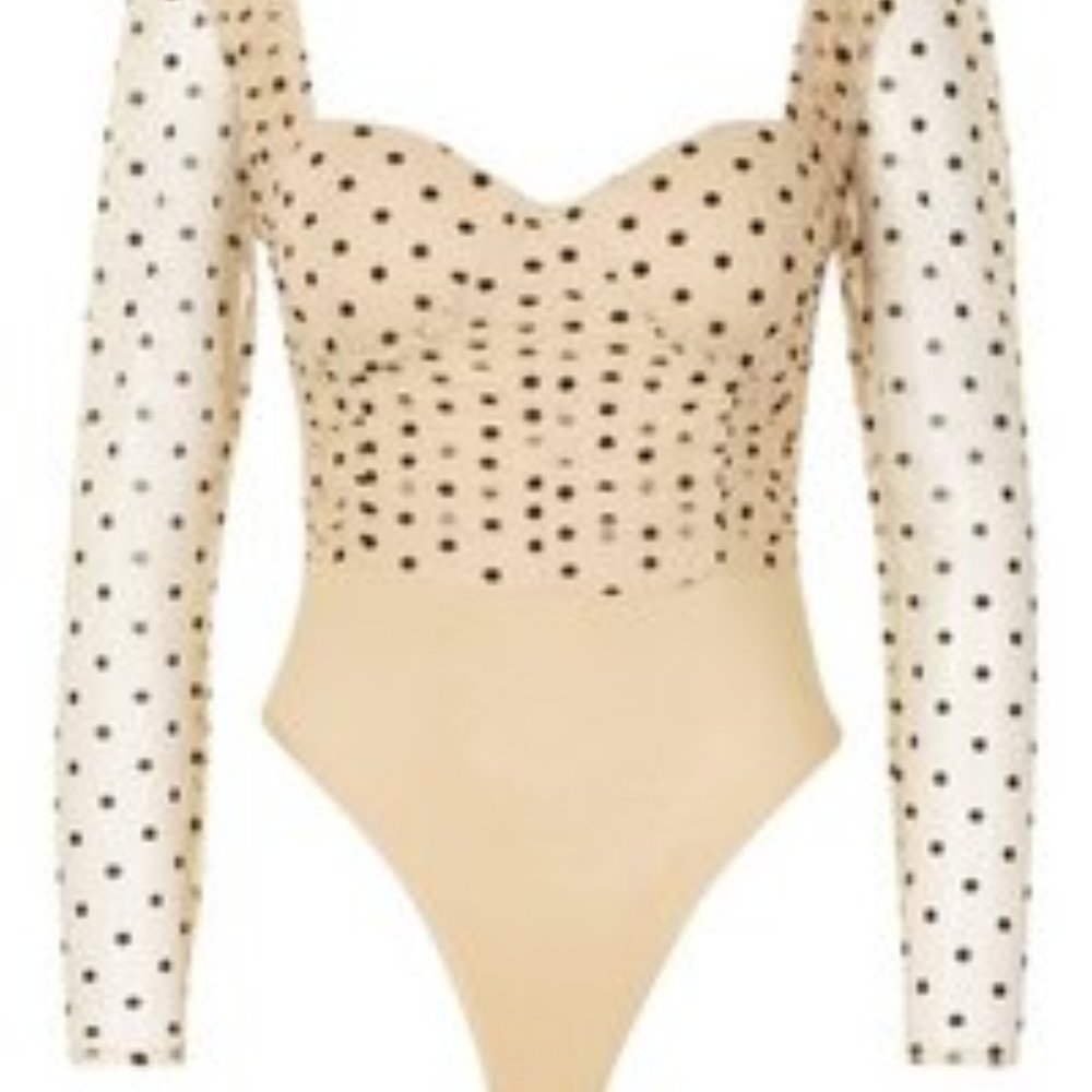 Polka Dot Mesh Body